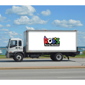 Rob's Party & Event Rentals Delivery Truck
