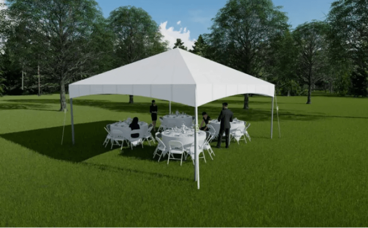 20x20 Center Peak Cinch Tent